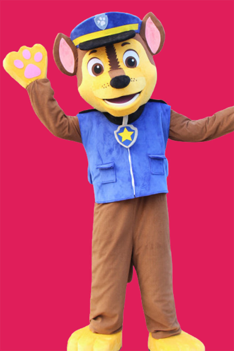 Chase Paw Patrol Party Character for Hire 
