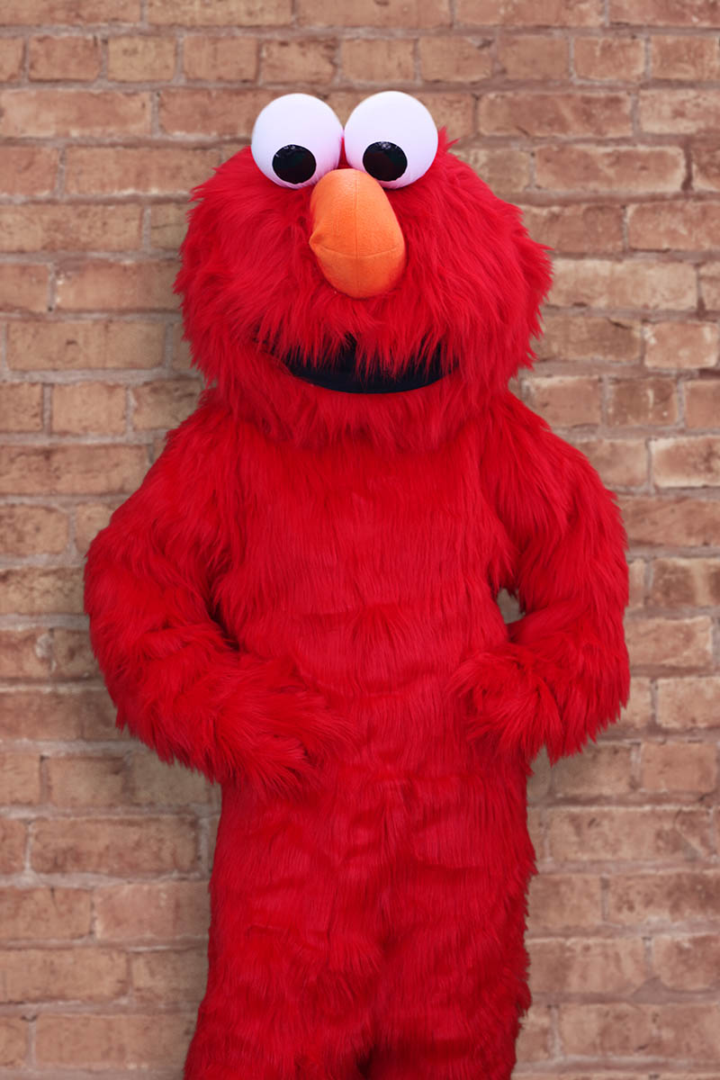Sesame Street Elmo Monster Mascot Costume Suit Party Fancy Dress Adult New